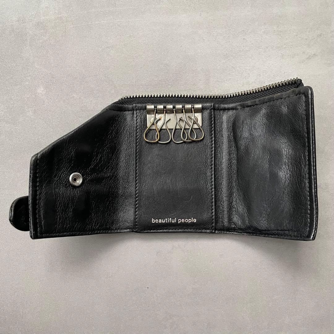 beautiful people レザーキーケース