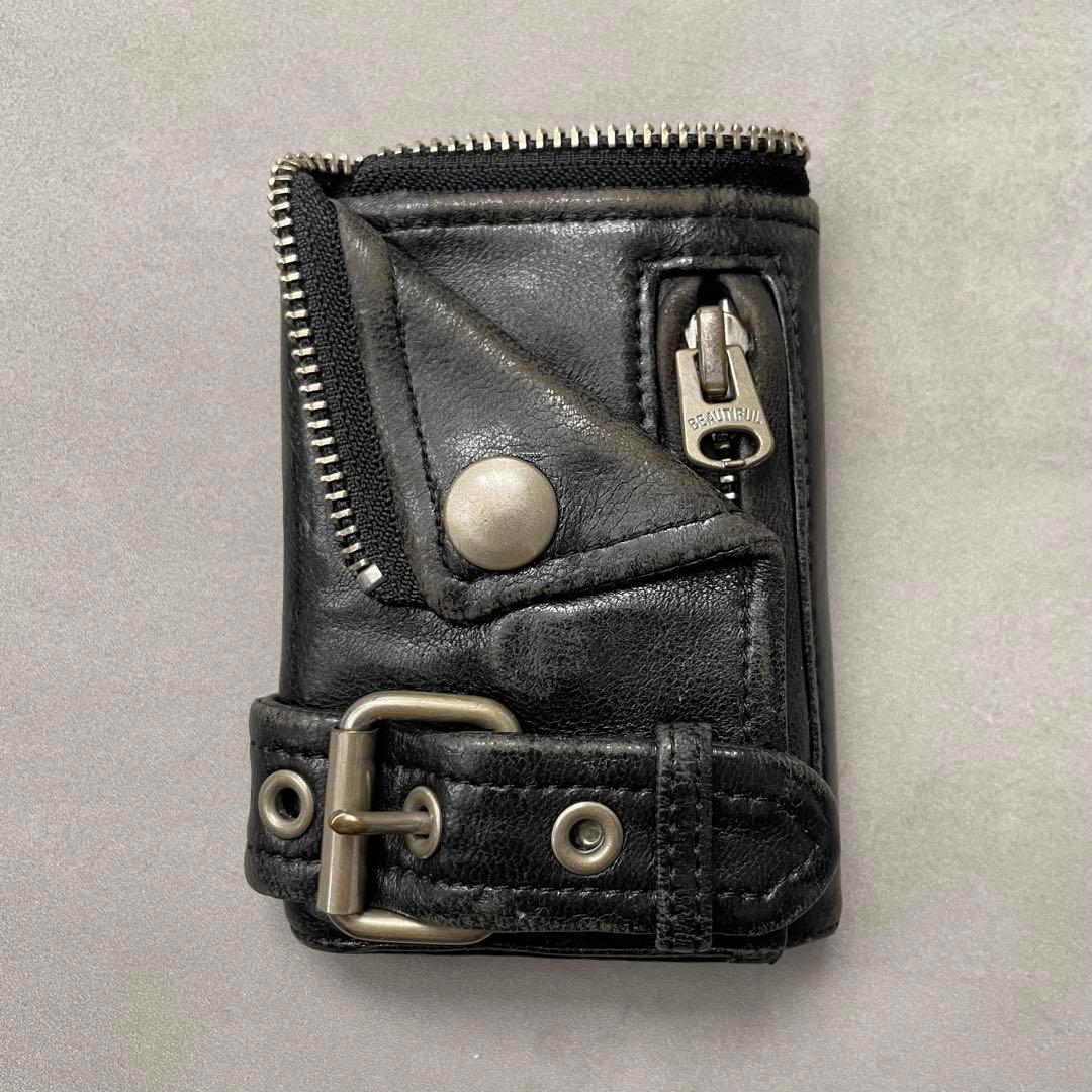 beautiful people レザーキーケース