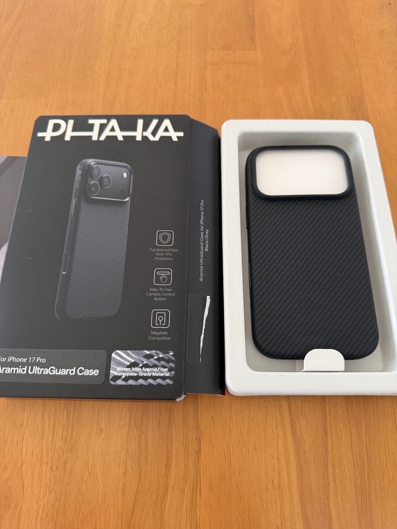PITAKA Aramid ProGuard Case iPhone17pro用