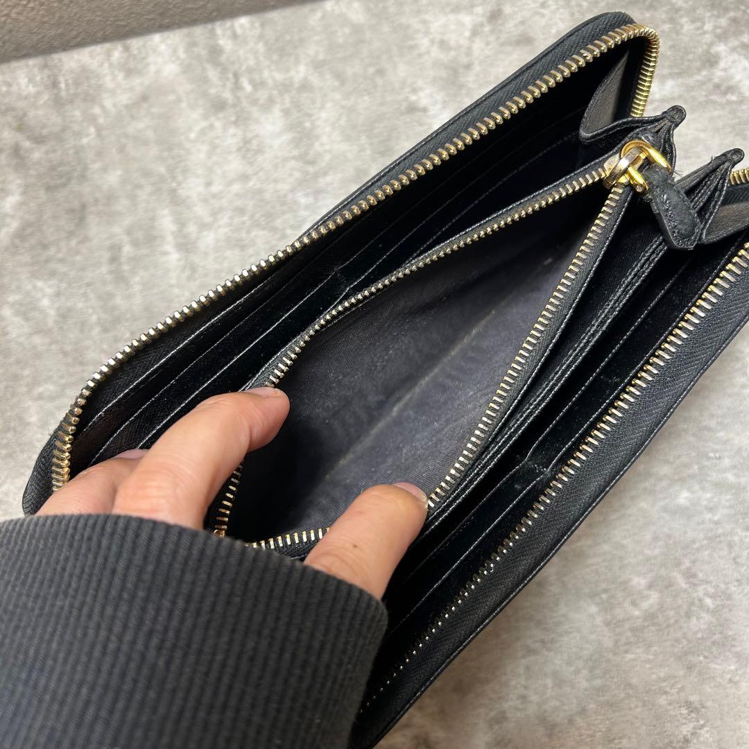 S*a様 サ*ラ様 PRADA 長財布 ブラック レディース