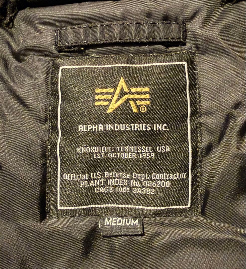 ALPHA N-2B ブラック Mサイズ