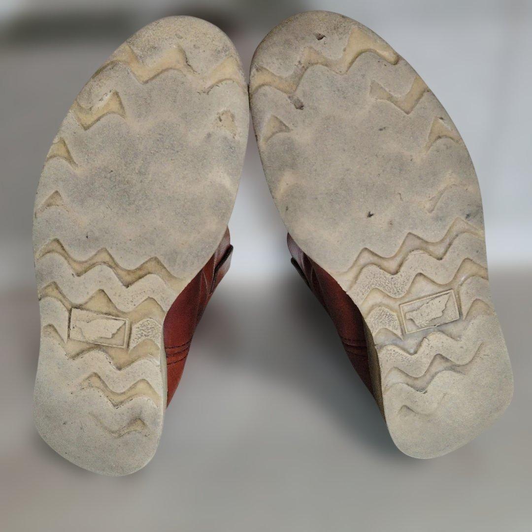 や*そ様 US10Ｂ 28㌢　犬タグ　RED WING ペコスブーツ　茶