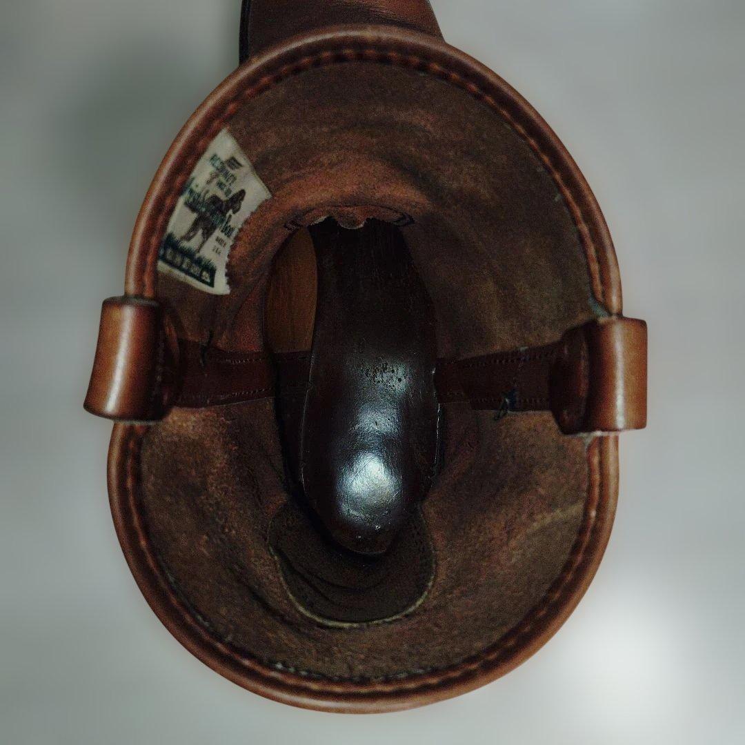 や*そ様 US10Ｂ 28㌢　犬タグ　RED WING ペコスブーツ　茶