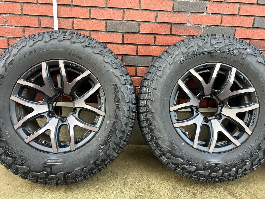 【希少】レイズデイトナ FDX F6 17in 限定カラー　ホイール＋タイヤ4本