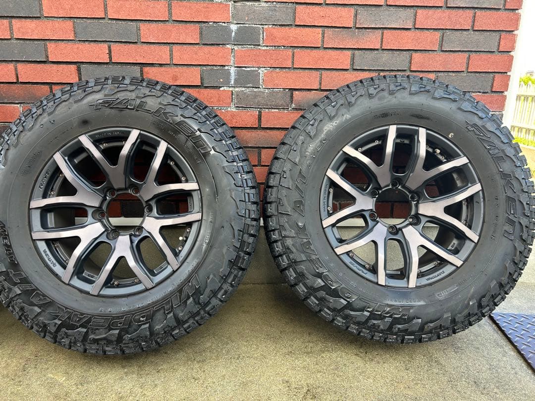 【希少】レイズデイトナ FDX F6 17in 限定カラー　ホイール＋タイヤ4本