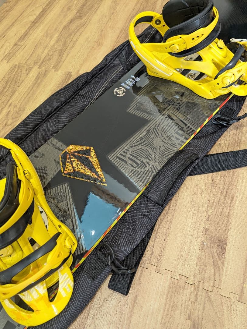 ケース付き！柔らかめ！　 k2 154cm スノーボード　キャンバータイプ