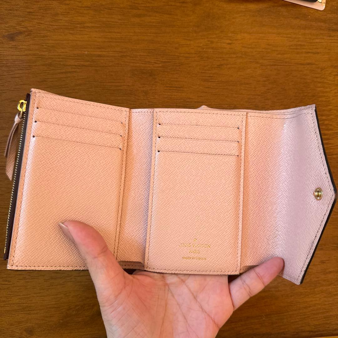 【2日23:59迄】ルイヴィトン ポルトフォイユヴィクトリーヌ ローズバレリーヌ