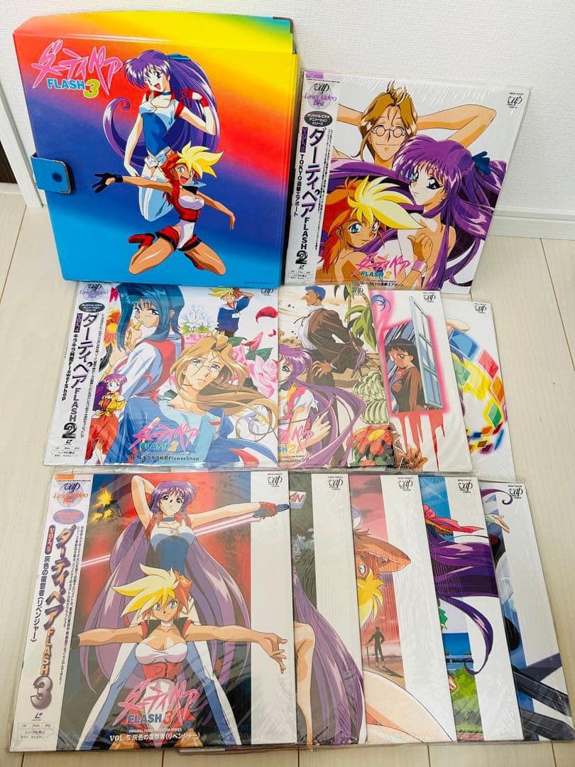 [LD]ダーティペアFlash2&3 レーザディスク 全巻 セット