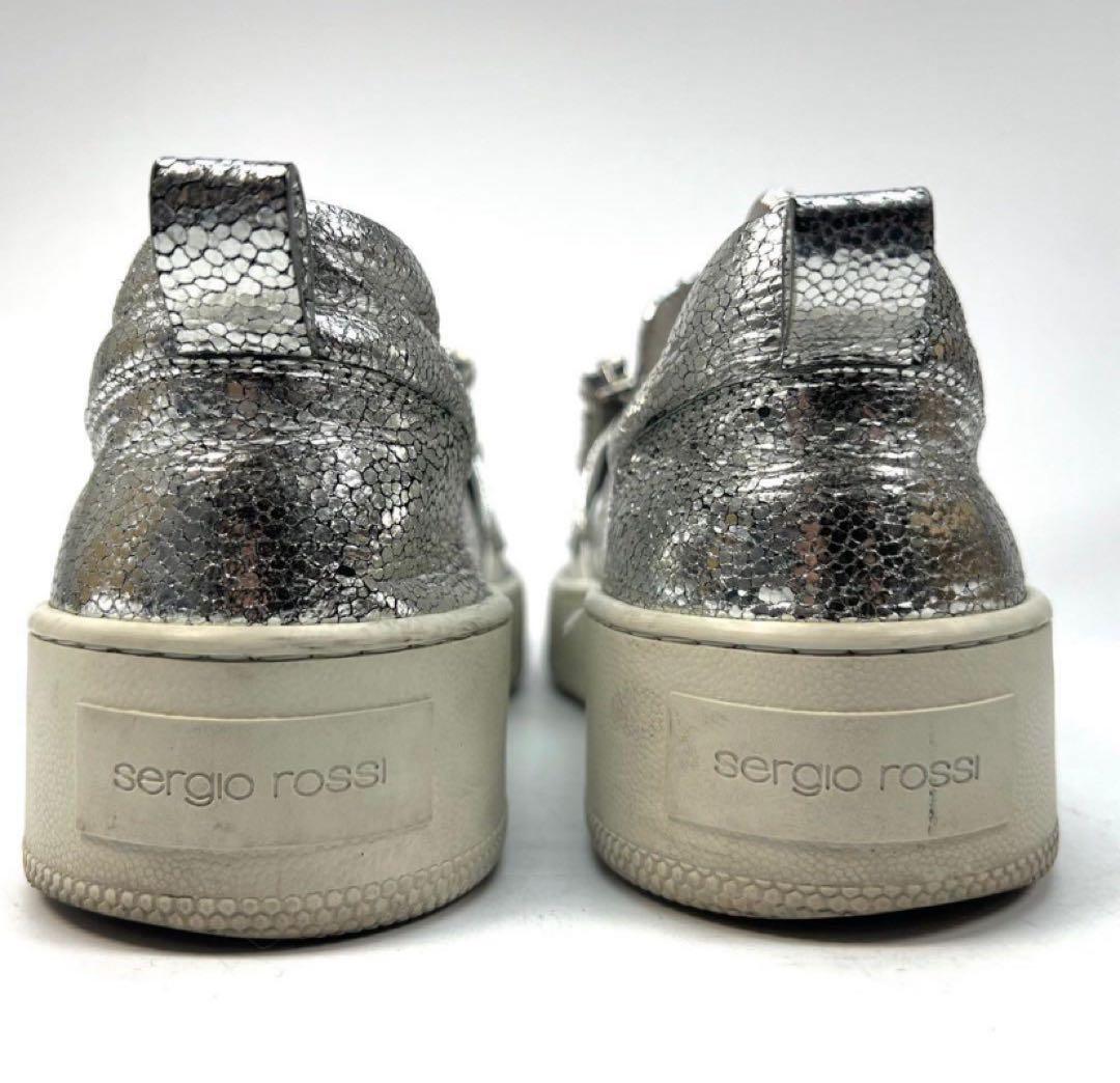 38 【sergio rossi】セルジオロ スニーカー
