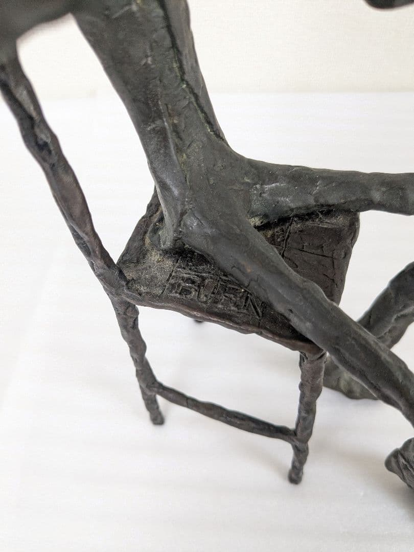 ブロンズ置物 キム・ボーン BURN 演奏者 バイオリン チェロ