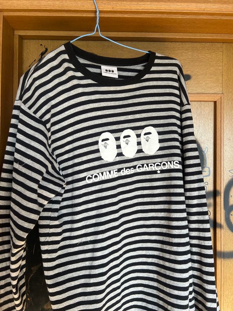 COMMEdesGARÇONS × A BATHING APE ロンT