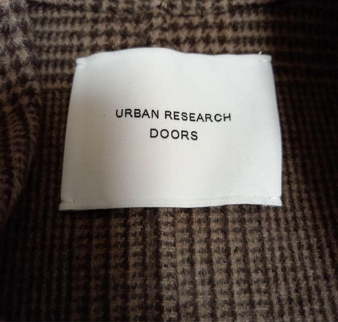 【美品】 DOORSウールリバーミドルガウンコート