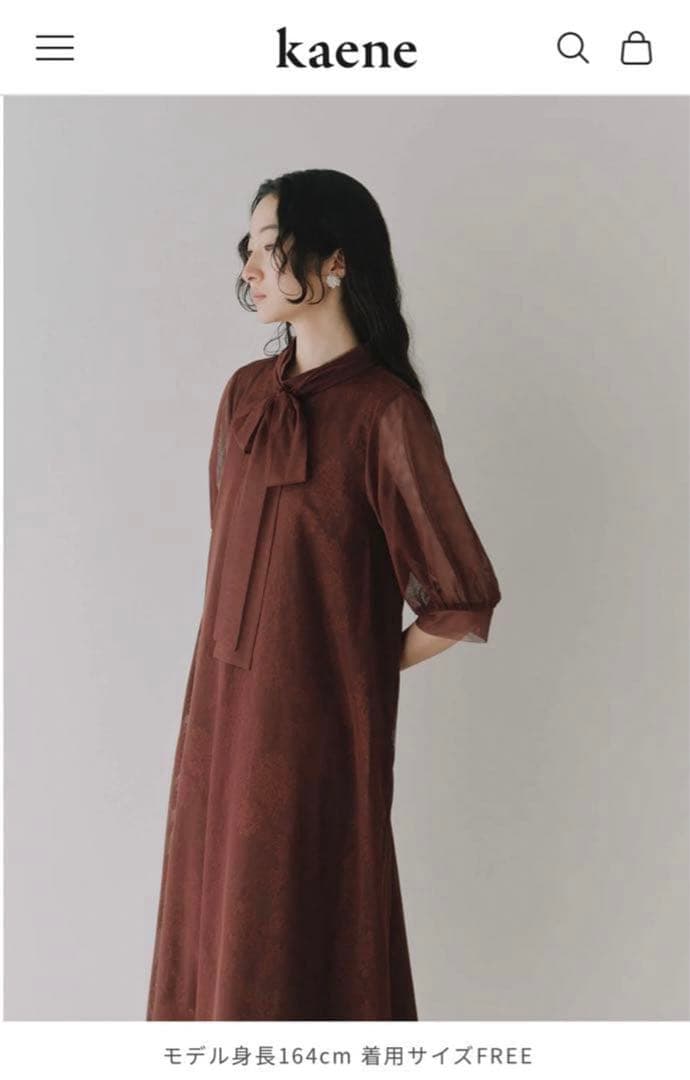 kaene チュールレースAラインドレス　101099