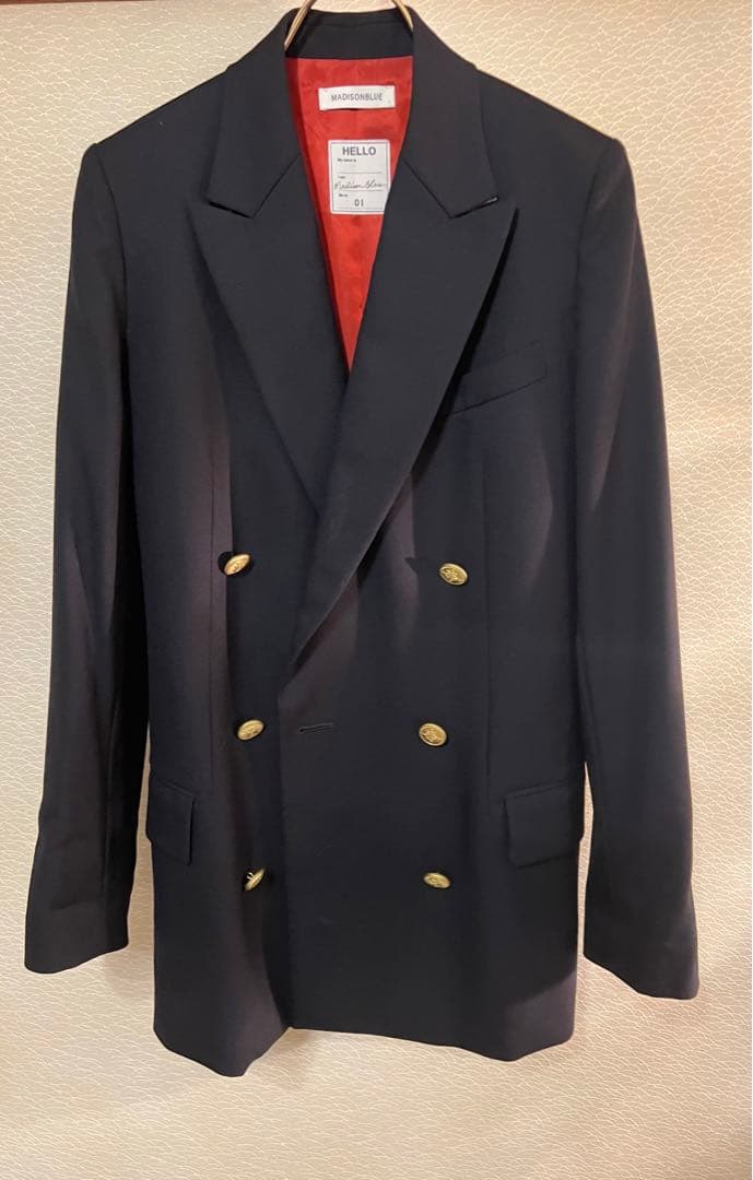 値下げ☆MADISONBLUE 紺ブレ BLEECKER W6B BLAZER☆