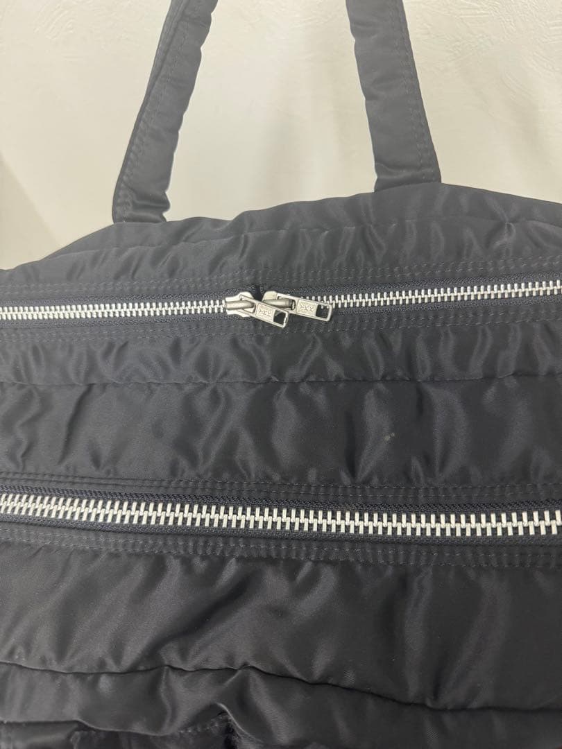 【希少美品】大容量PORTER タンカー 2WAY ボストンバッグ ブラック