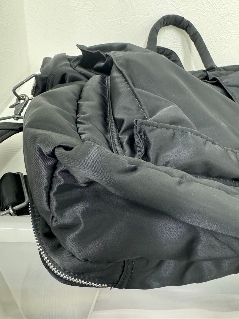 【希少美品】大容量PORTER タンカー 2WAY ボストンバッグ ブラック