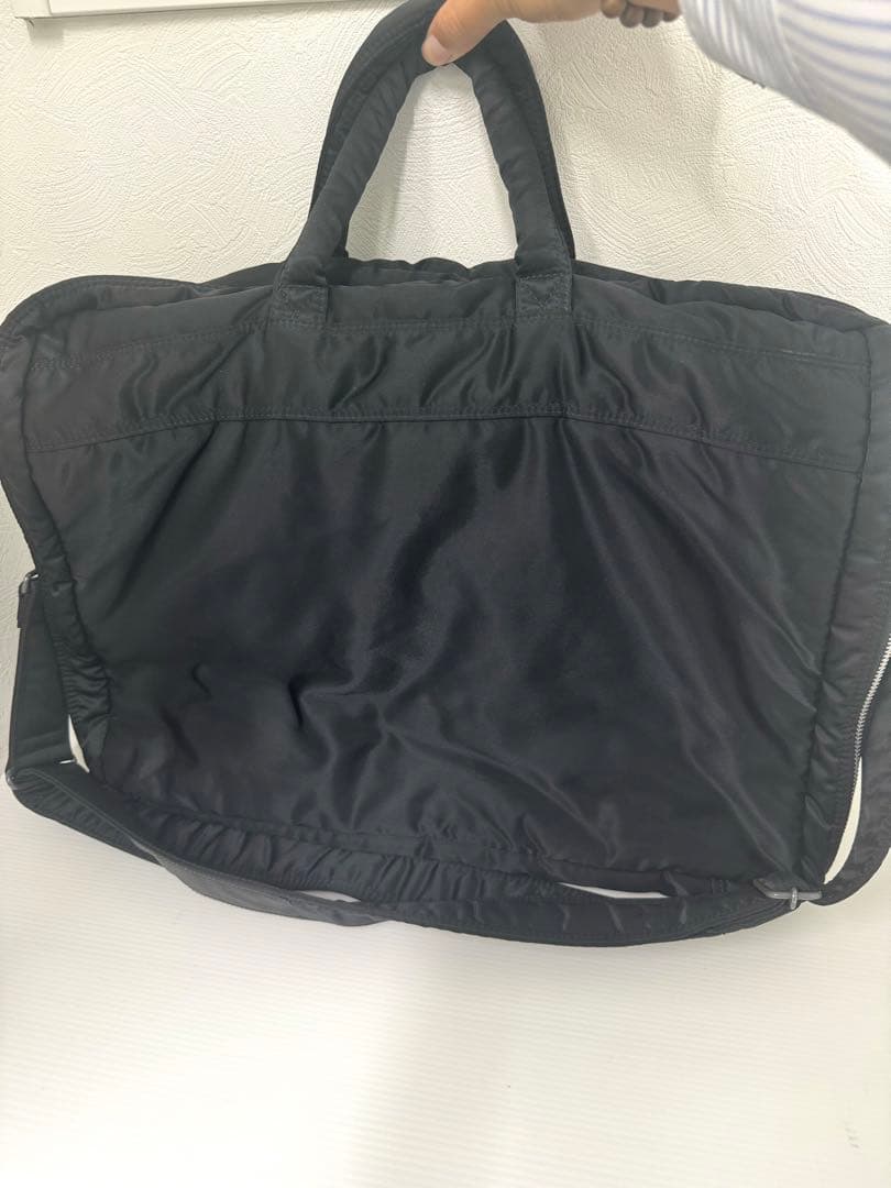 【希少美品】大容量PORTER タンカー 2WAY ボストンバッグ ブラック