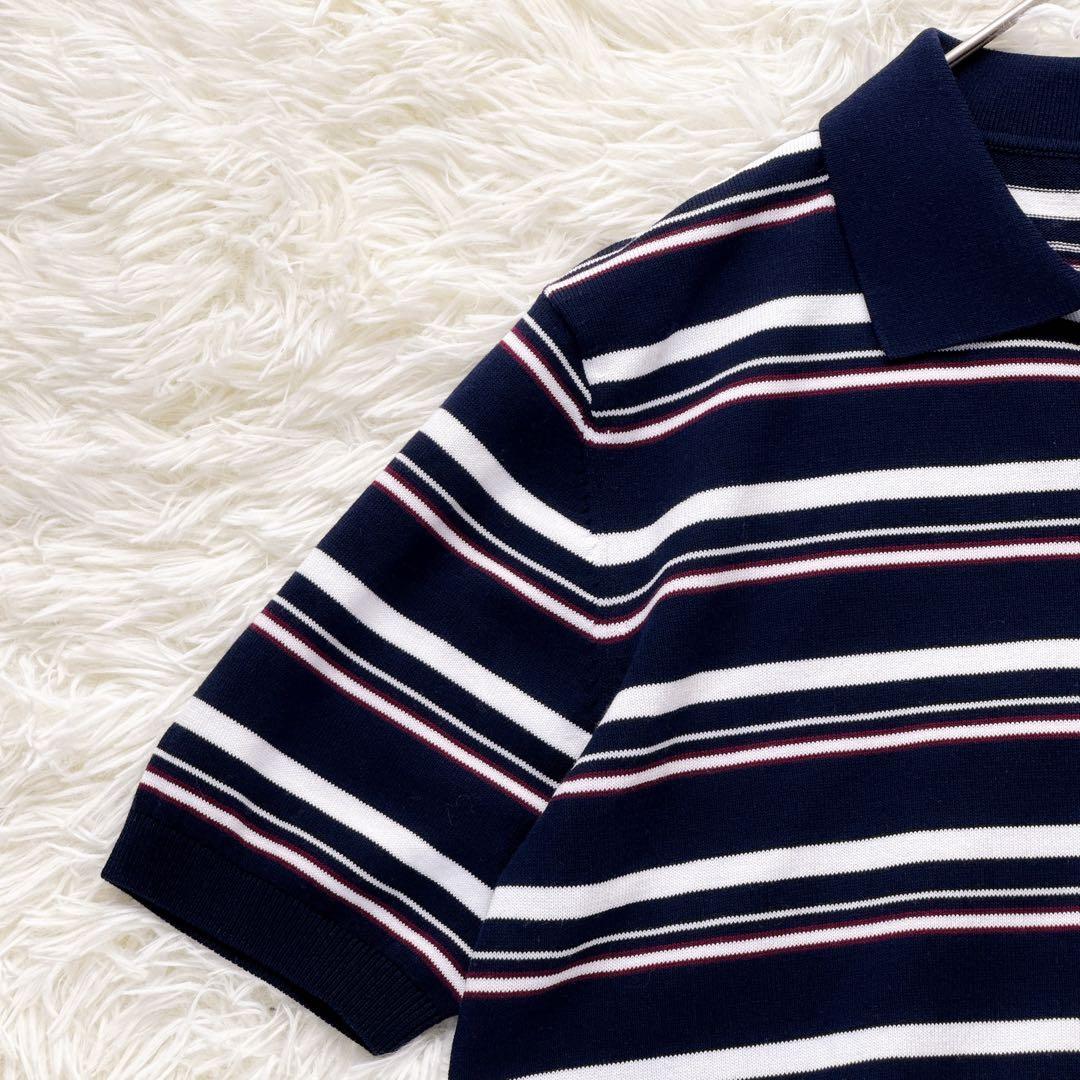 極美品✨Her lip to　Multi Border Polo Top