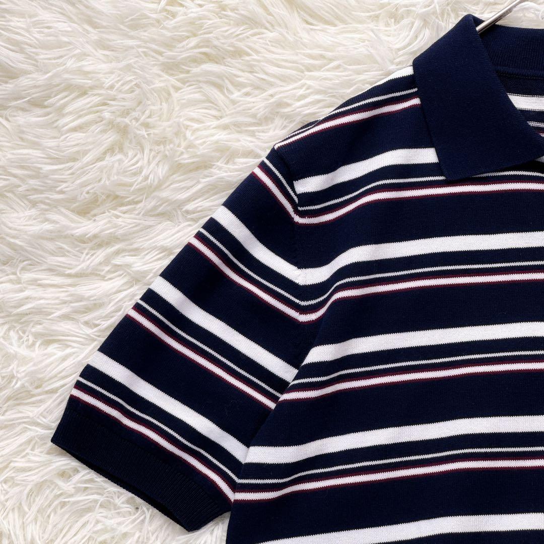 極美品✨Her lip to　Multi Border Polo Top