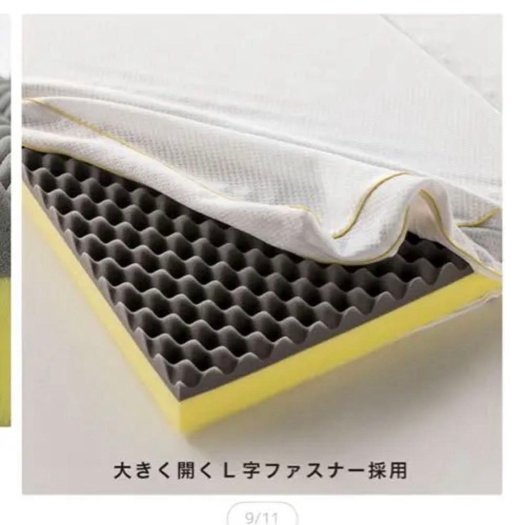 【値下げ】西川　睡眠ラボ　ドッツプラス　マットレス　シングル