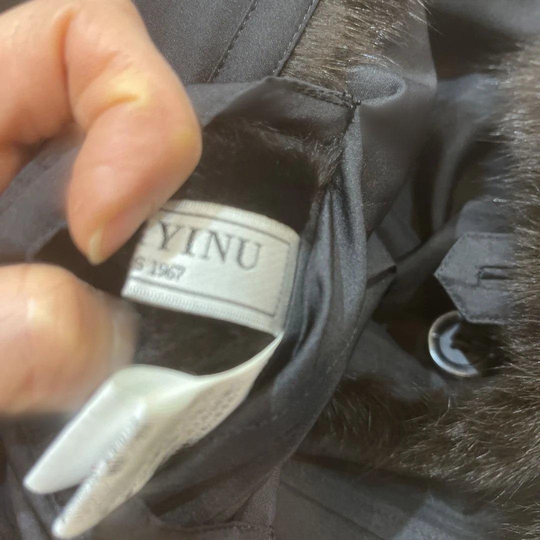 リバーシブルシルクラビットロシアンリスファーコート