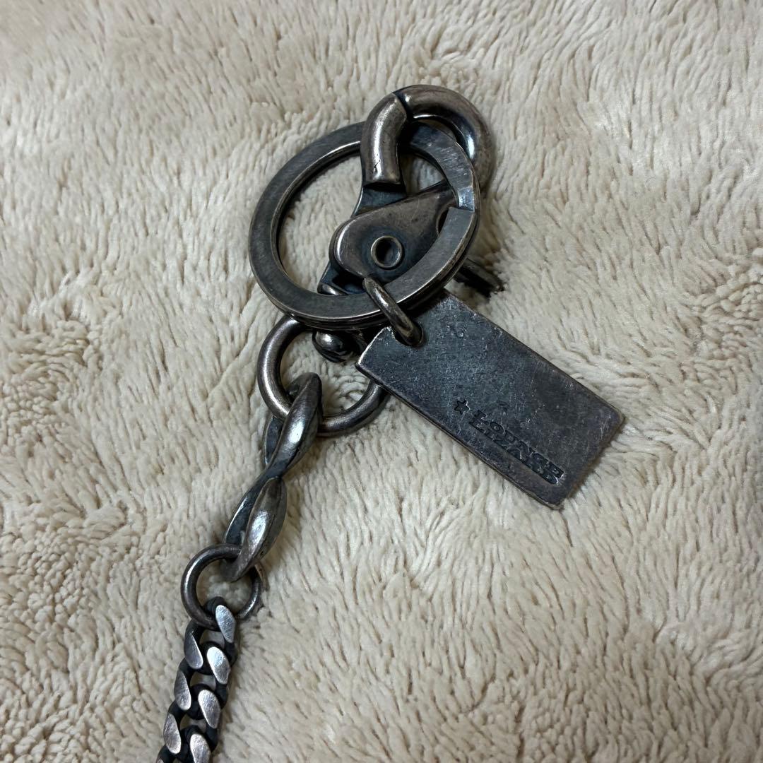 【希少】LOUNGE LIZARD 喜平 ウォレットチェーン ガンメタ ブラス