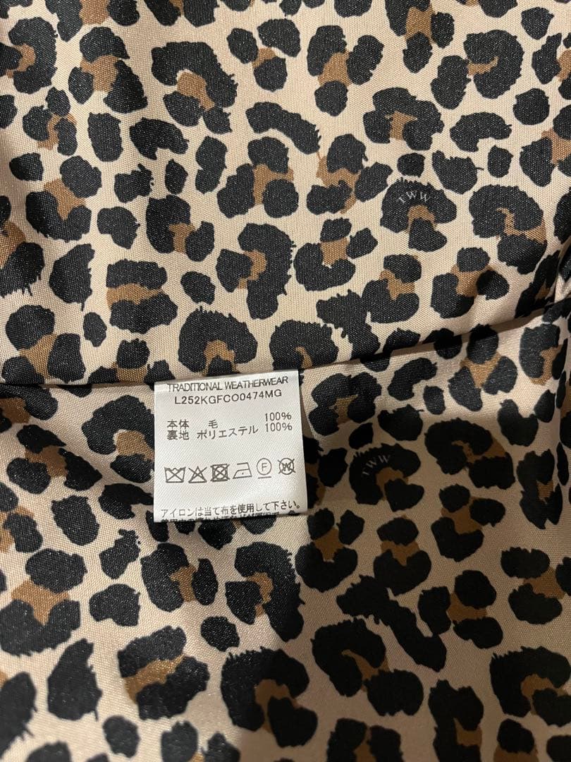 新品　Spick & Span別注ノーカラーコート　マッキントッシュ黒34