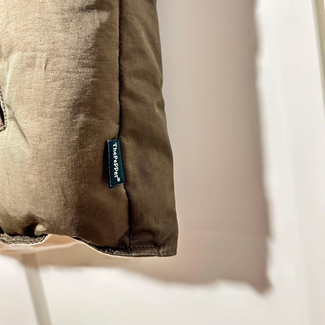 CANAL JEAN The PePPer リバーシブル コンパクトダウンベスト