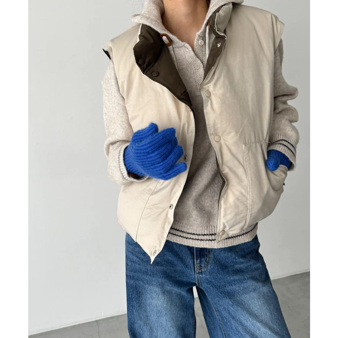 CANAL JEAN The PePPer リバーシブル コンパクトダウンベスト