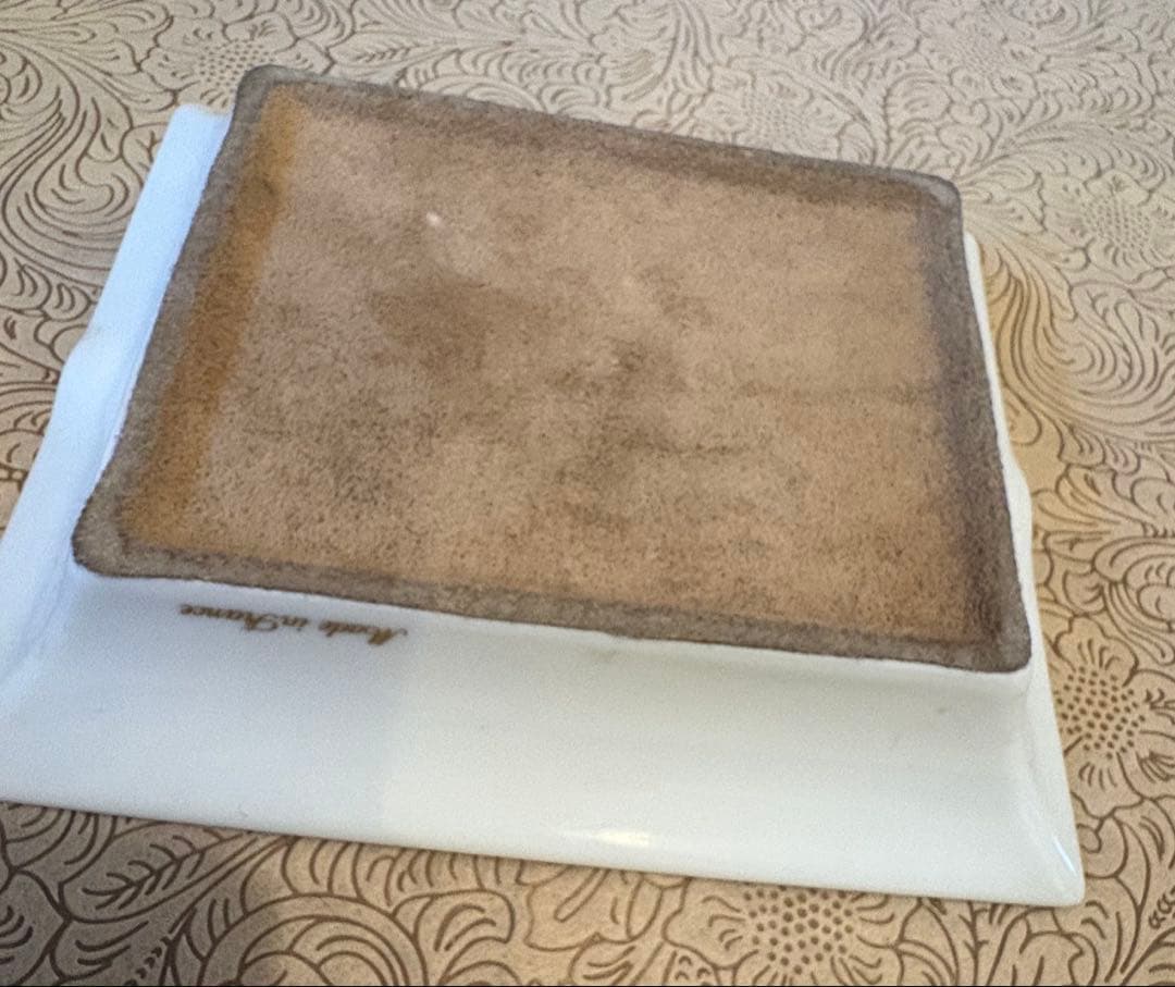 HERMES 陶器製 灰皿 アッシュトレイ馬具デザインカーボーイハット