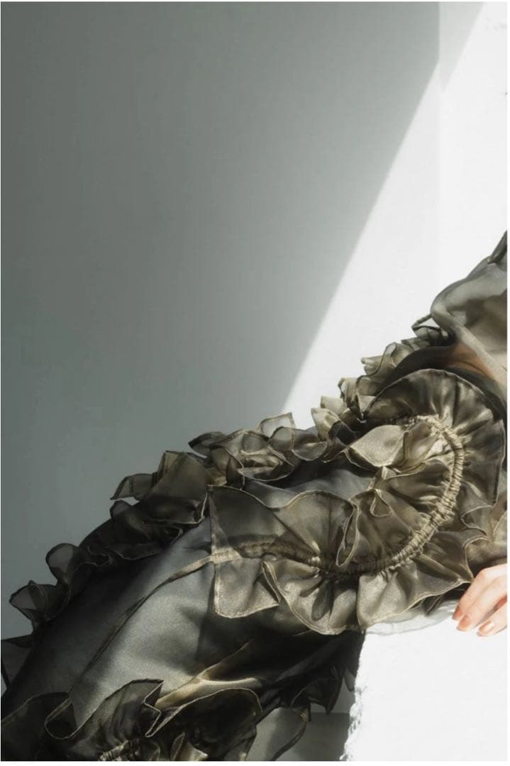 ワンピース layered tulle one piece