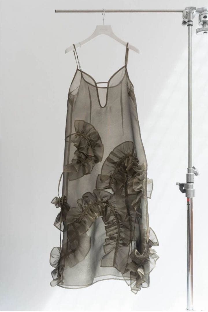 ワンピース layered tulle one piece