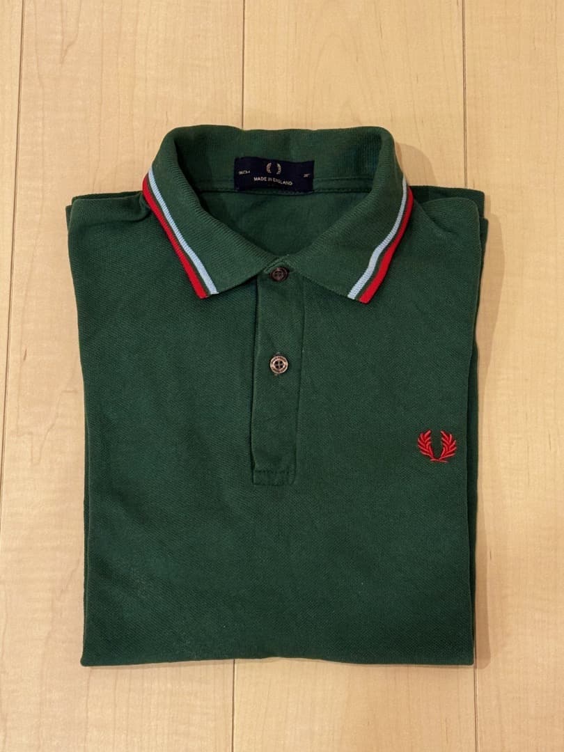 トップス Made in ENGLAND/FRED PERRY M12 Green