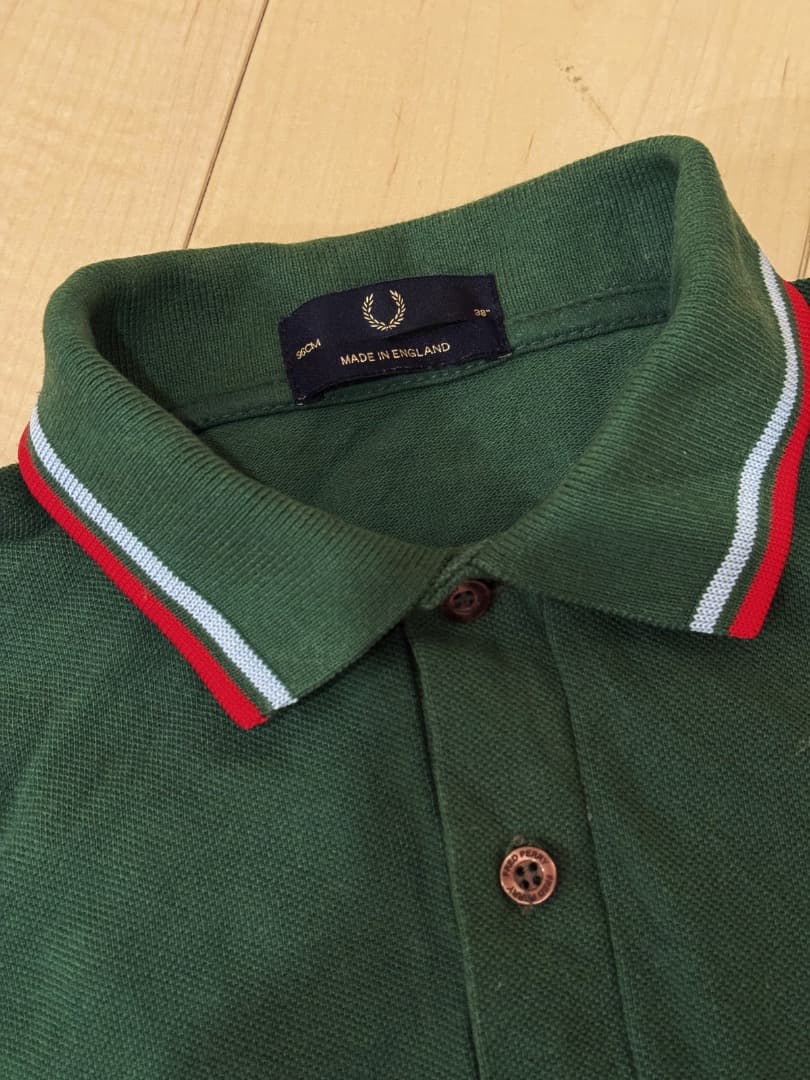 トップス Made in ENGLAND/FRED PERRY M12 Green