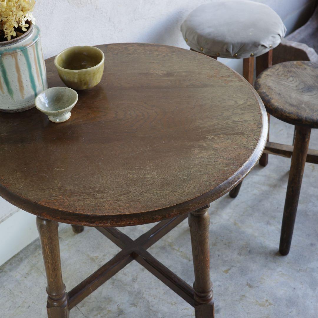 限定お値下げ！古家具　丸テーブル　コーヒーテーブル