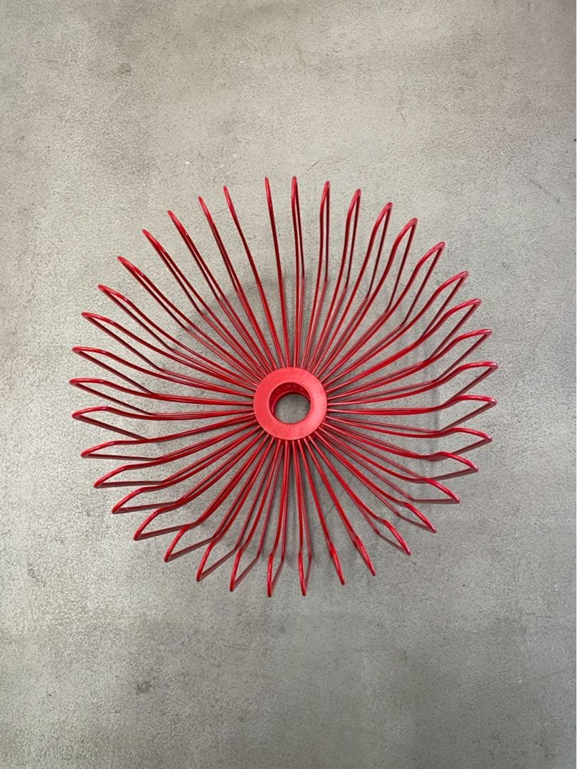 OLD IKEA 90's レトロモダン 赤 オブジェ フルーツバスケット 希少