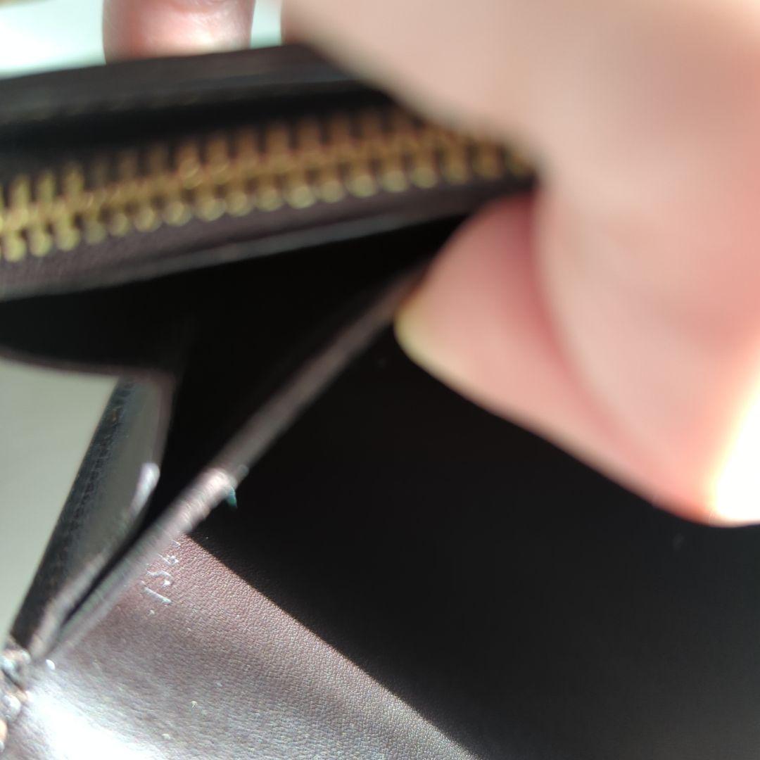 Louis Vuitton ヴェルニレイユール ポルトフォイユサラ　ボルドー