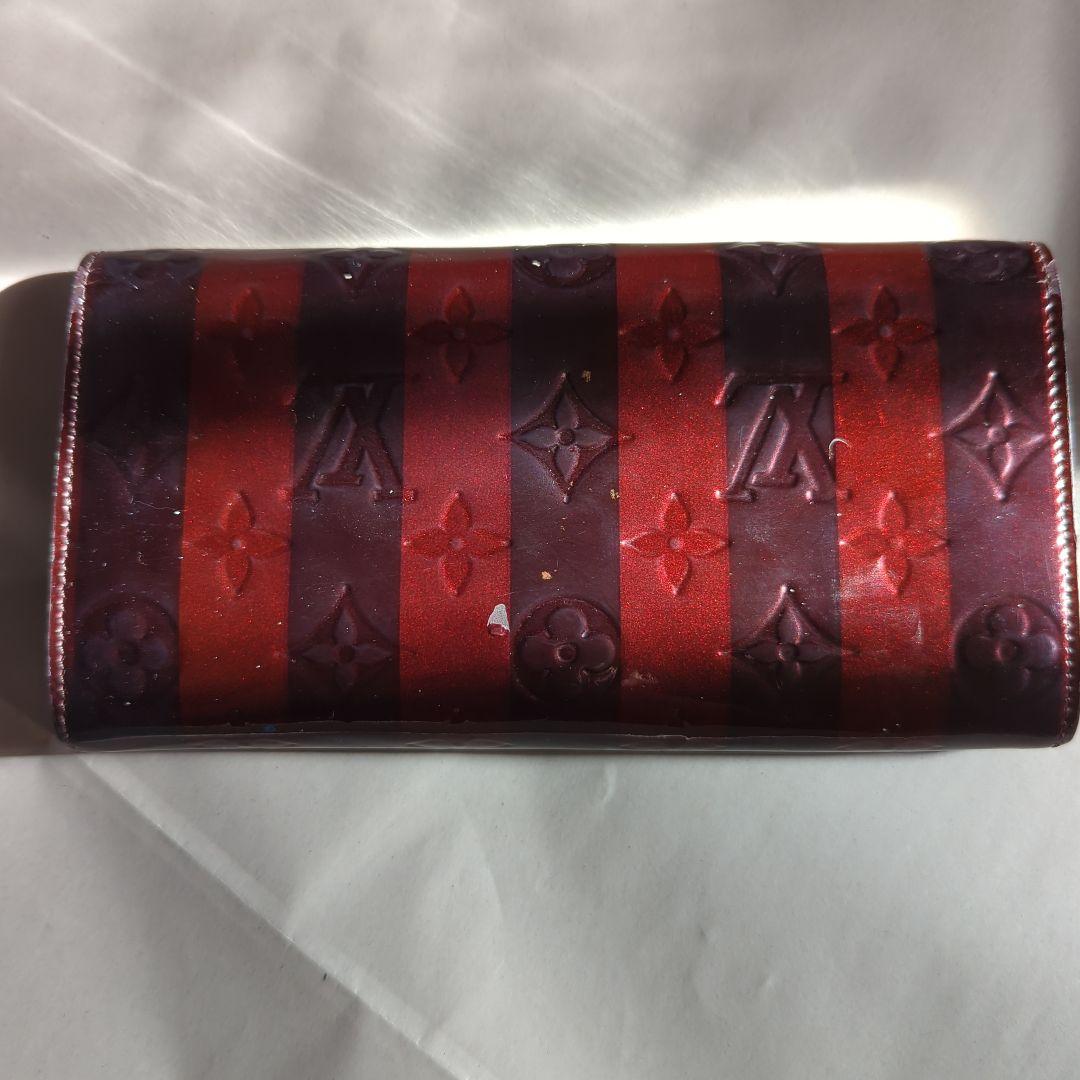 Louis Vuitton ヴェルニレイユール ポルトフォイユサラ　ボルドー