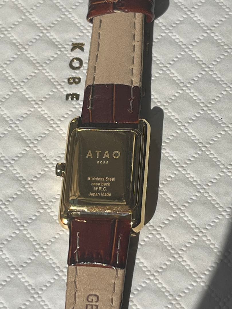 【アタオ新作】腕時計　GALASHA(ガラシャ) gdxbr ゴールド×ブラウン