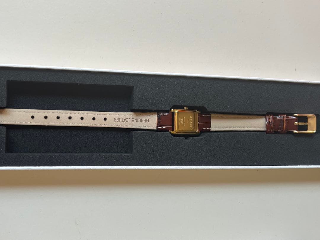 【アタオ新作】腕時計　GALASHA(ガラシャ) gdxbr ゴールド×ブラウン