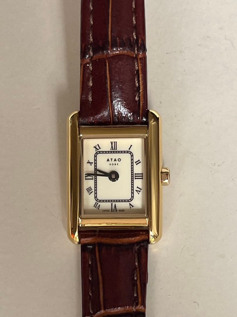 【アタオ新作】腕時計　GALASHA(ガラシャ) gdxbr ゴールド×ブラウン