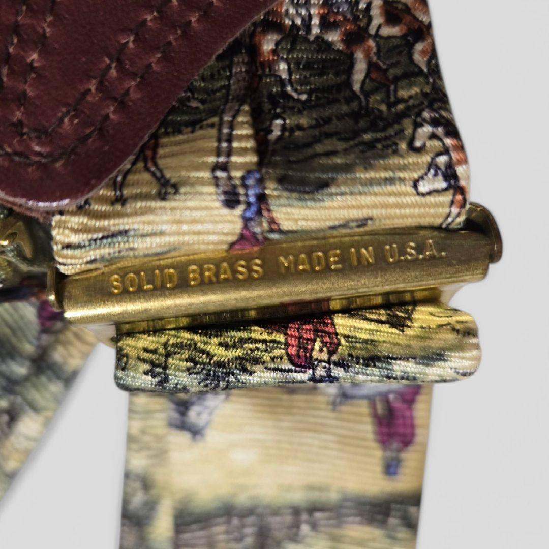 ポロバイラルフローレン　サスペンダー　ホース柄　馬　希少　USA製