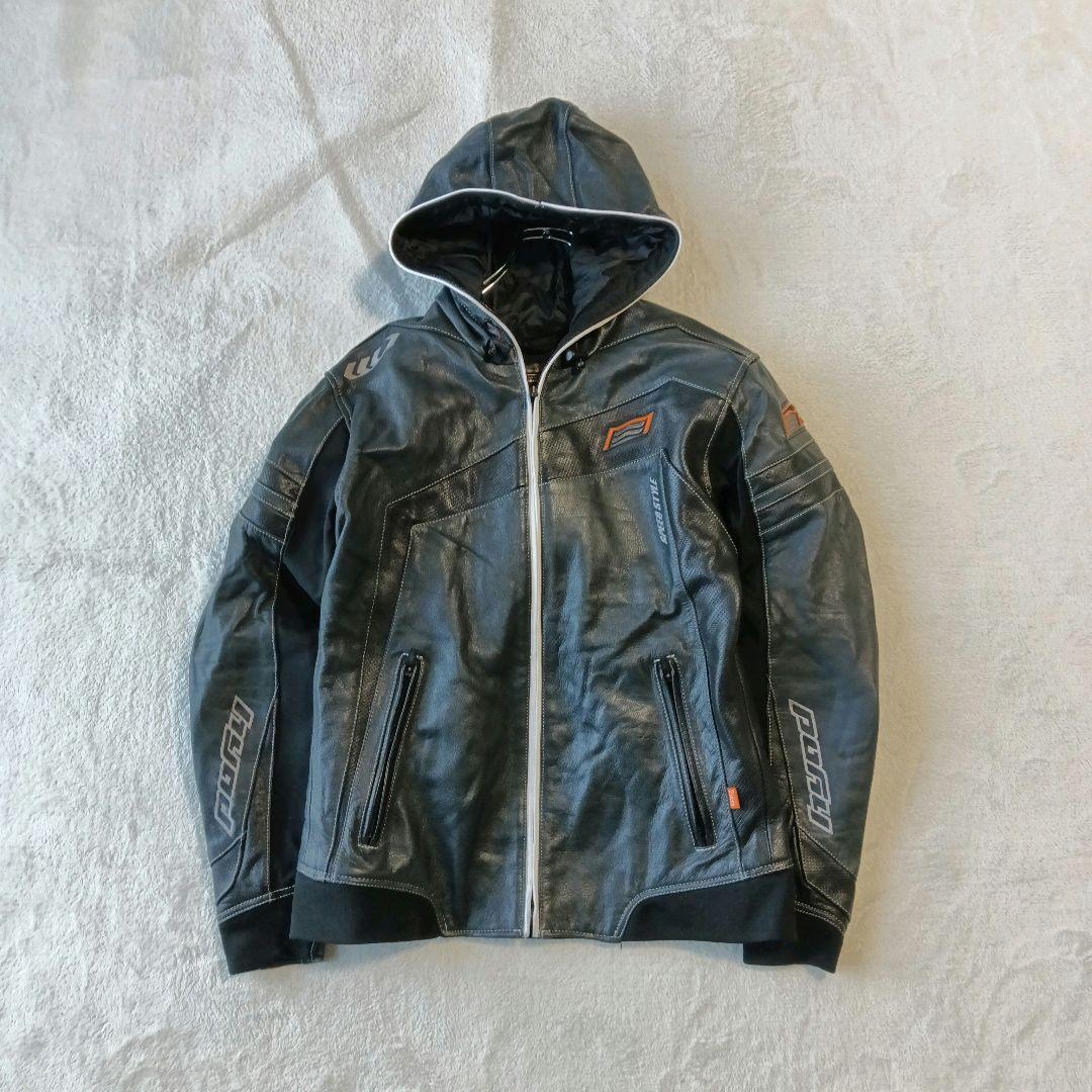 極美品 HYOD ヒョウドウ 革 ライダース ジャケット プード HSL521D