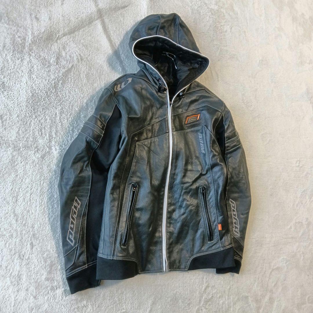 極美品 HYOD ヒョウドウ 革 ライダース ジャケット プード HSL521D