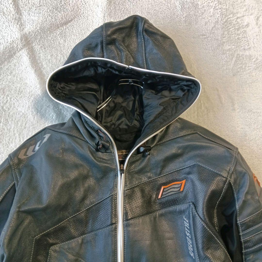 極美品 HYOD ヒョウドウ 革 ライダース ジャケット プード HSL521D