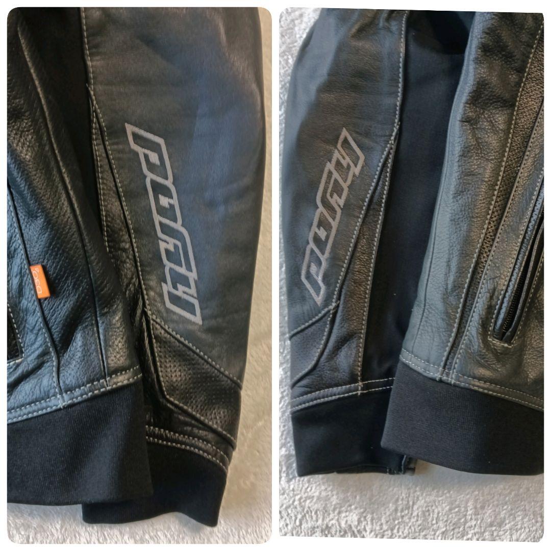 極美品 HYOD ヒョウドウ 革 ライダース ジャケット プード HSL521D