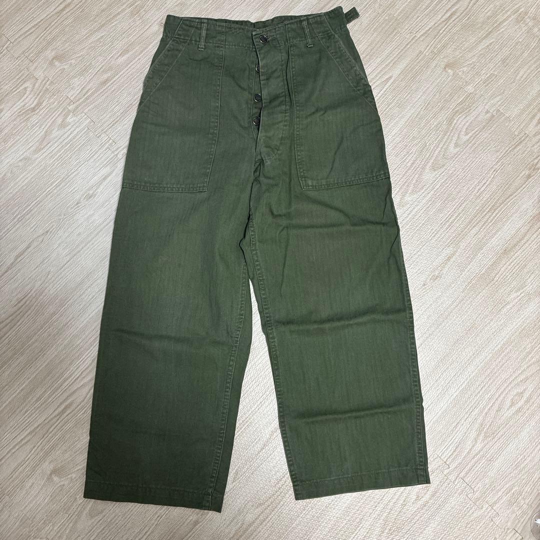 40s us army M-47 HBTベイカーパンツ　13スターボタン