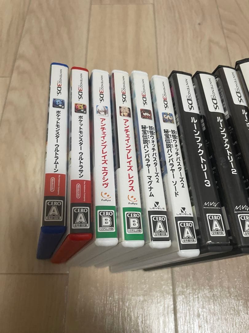 だ*い様 ニンテンドーDS・3DSソフトセット 18本 + 黒色空箱３個