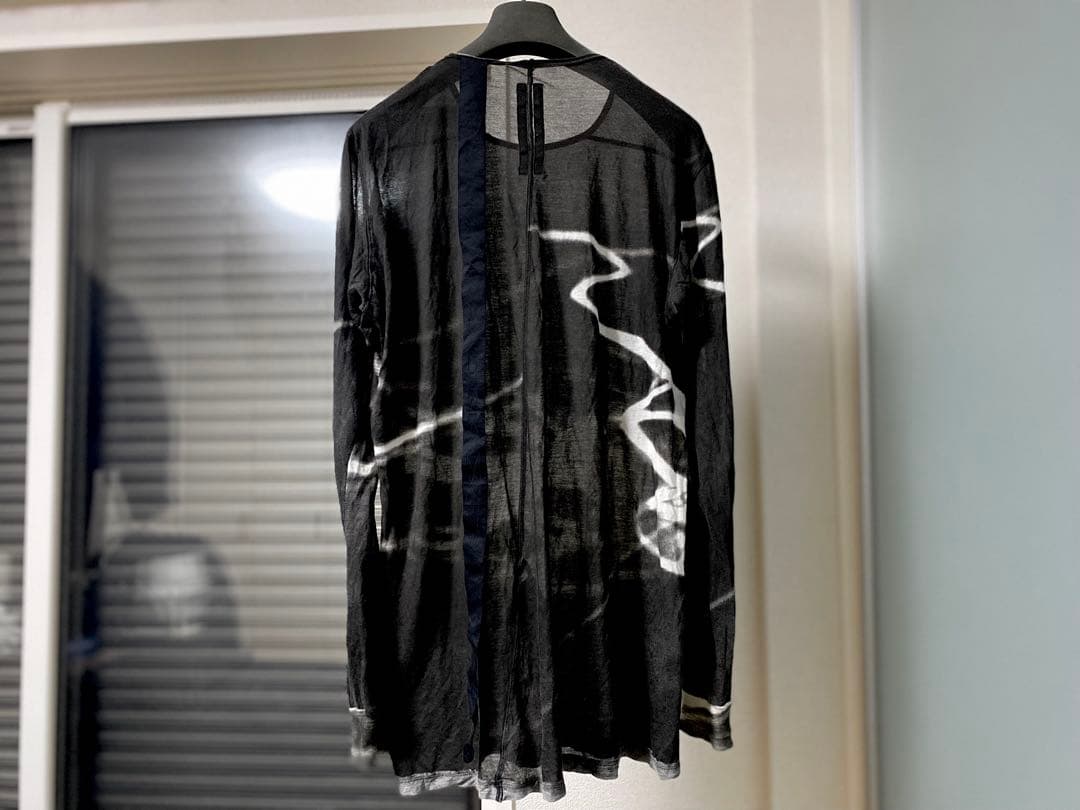 トップス Rick Owens drkshdw bleach long tee knit