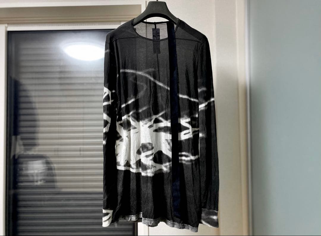 トップス Rick Owens drkshdw bleach long tee knit